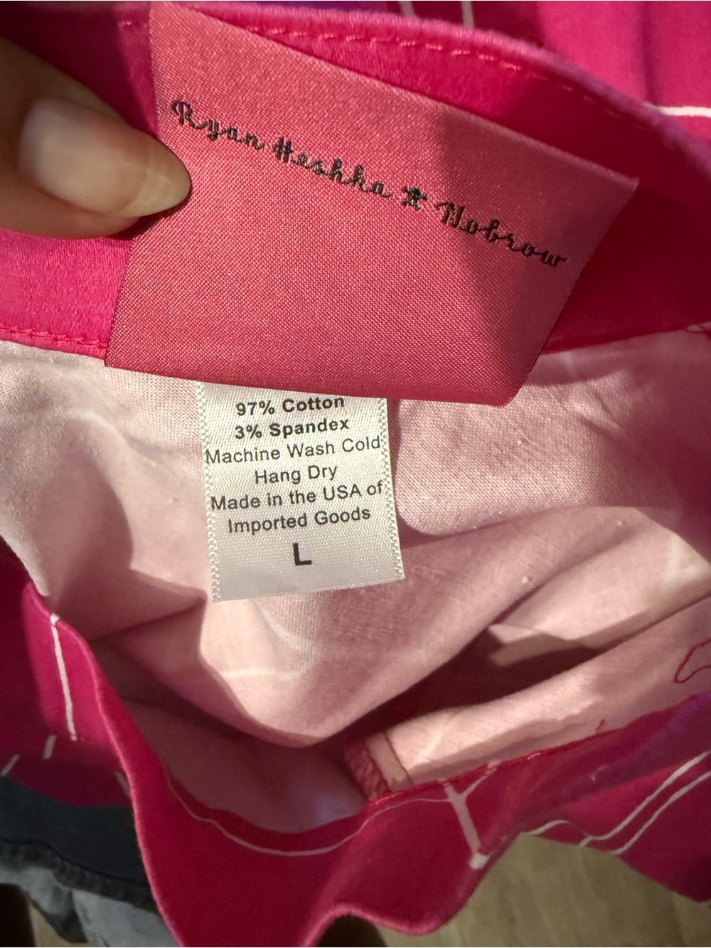 Vixen by Micheline Pitt Hot Pink Spider Web Skirt - Picture 4 of 6